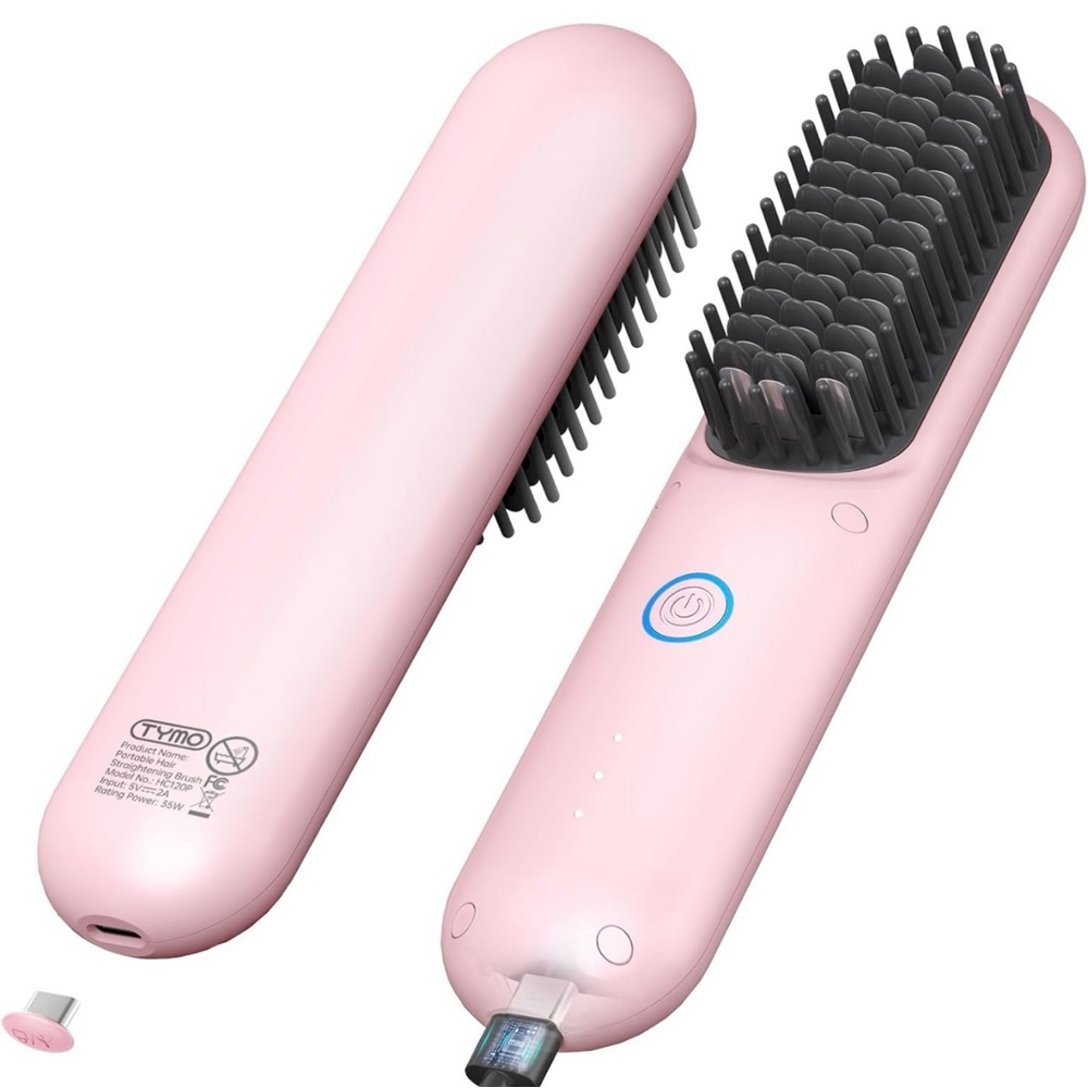 Tymo Cordless Hair Straightener Brush